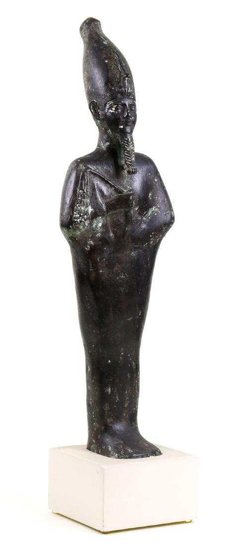Egyptian style bronze sculpture of the God Osiris (1 of 5)