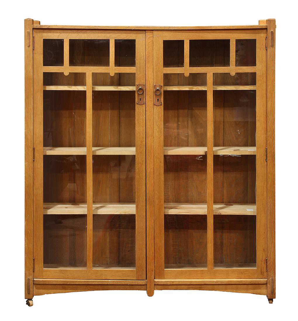Arts And Crafts Stickley Brothers Two Door Bookcase