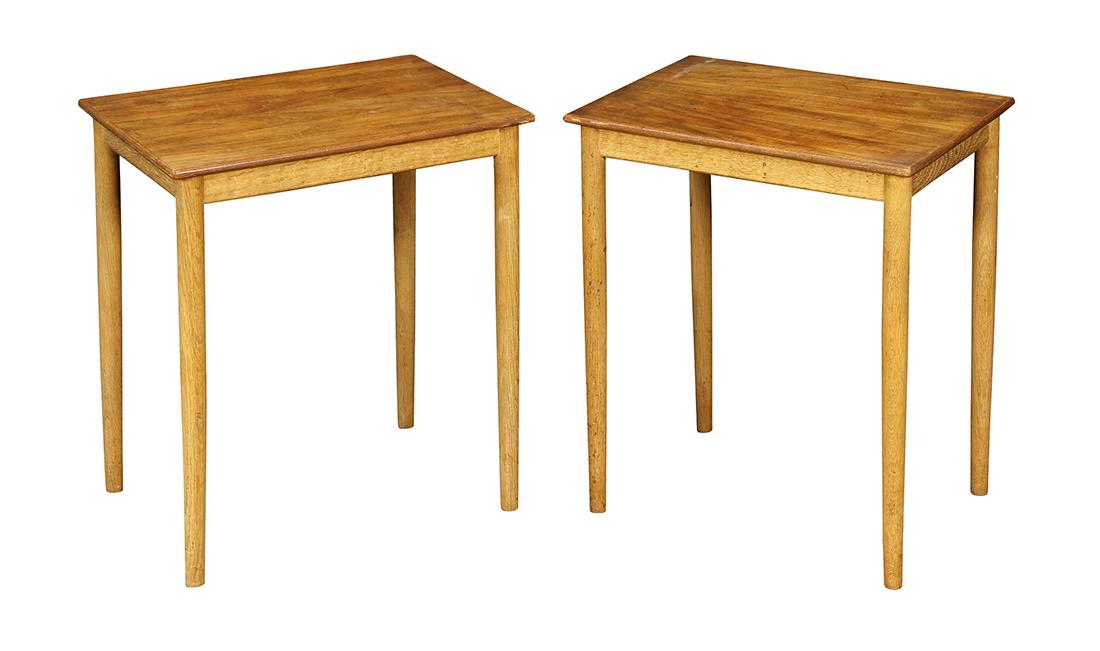 Pair of Swedish Modern Borge Mogensen occasional tables (1 of 5)