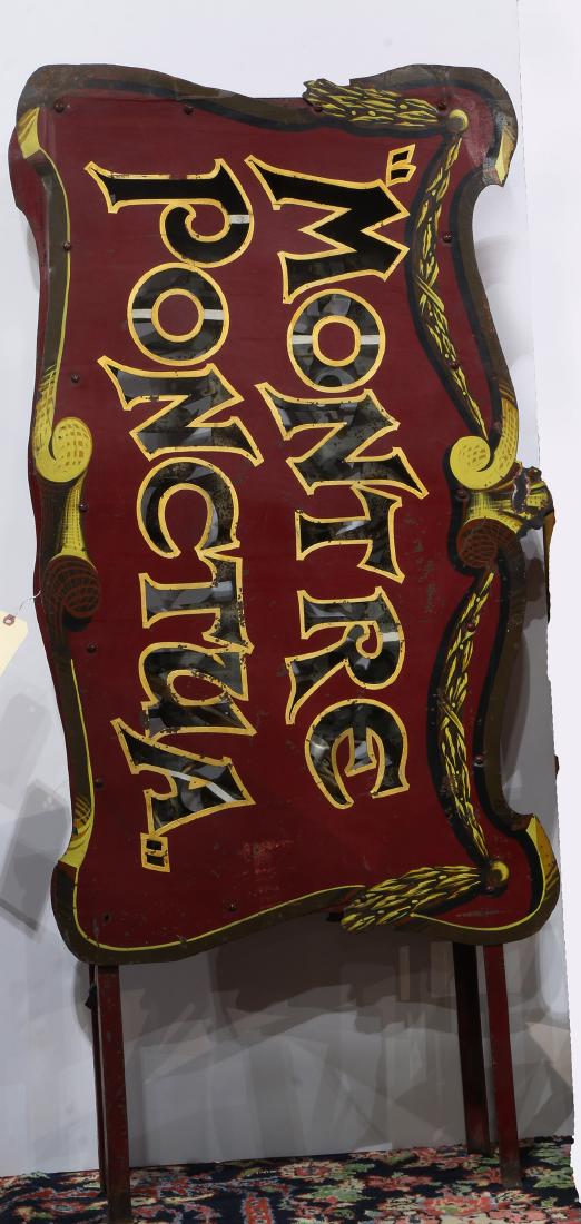 French Belle Epoque painted metal street sign (1 of 2)