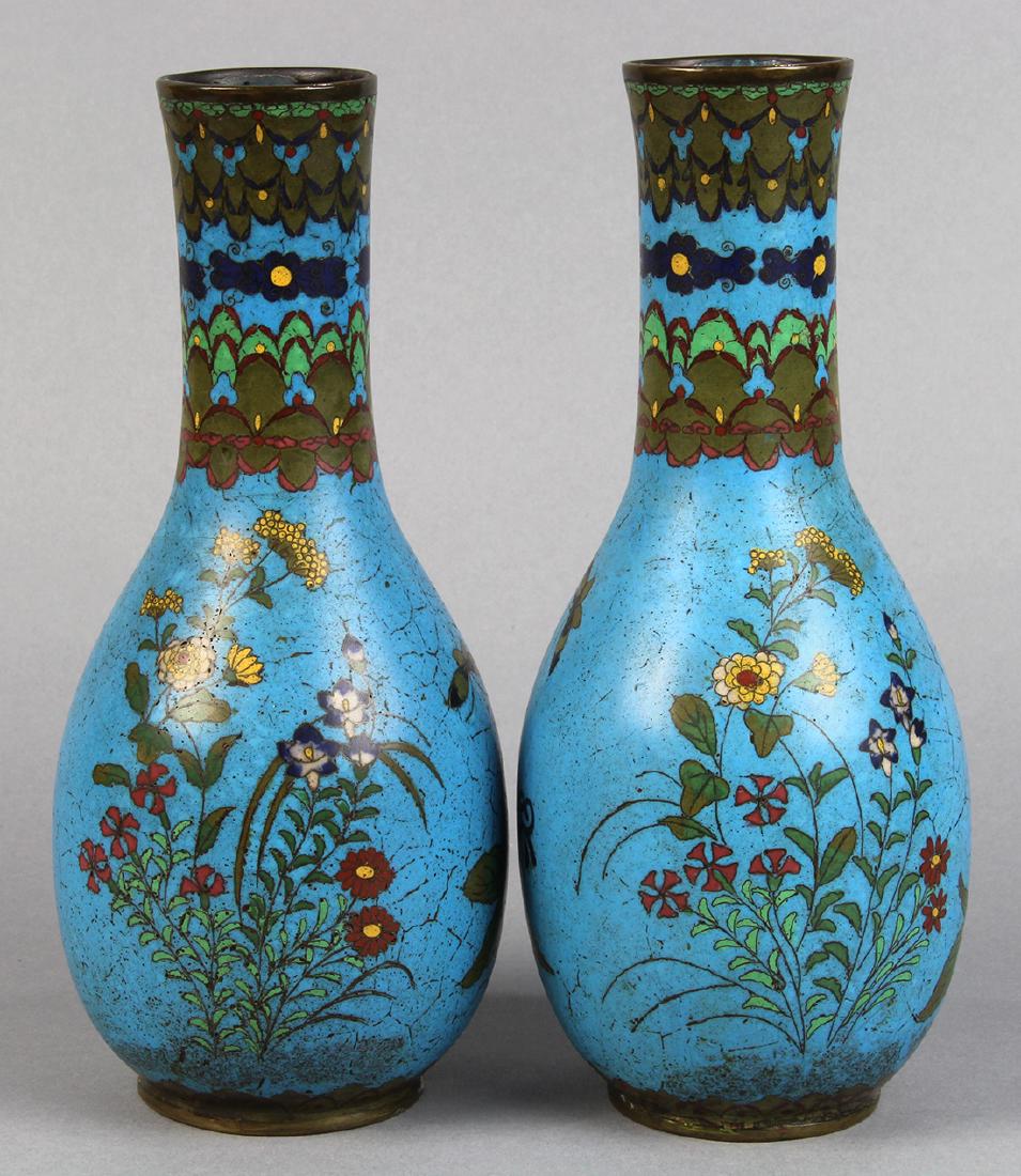 Japanese Cloisonne Vases (1 of 6)
