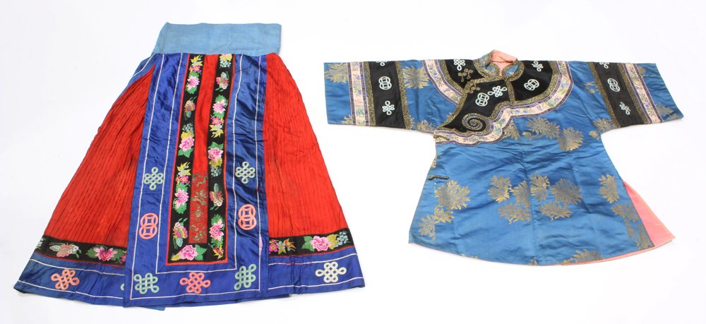 Chinese Woman's Jacket and Skirt (1 of 2)