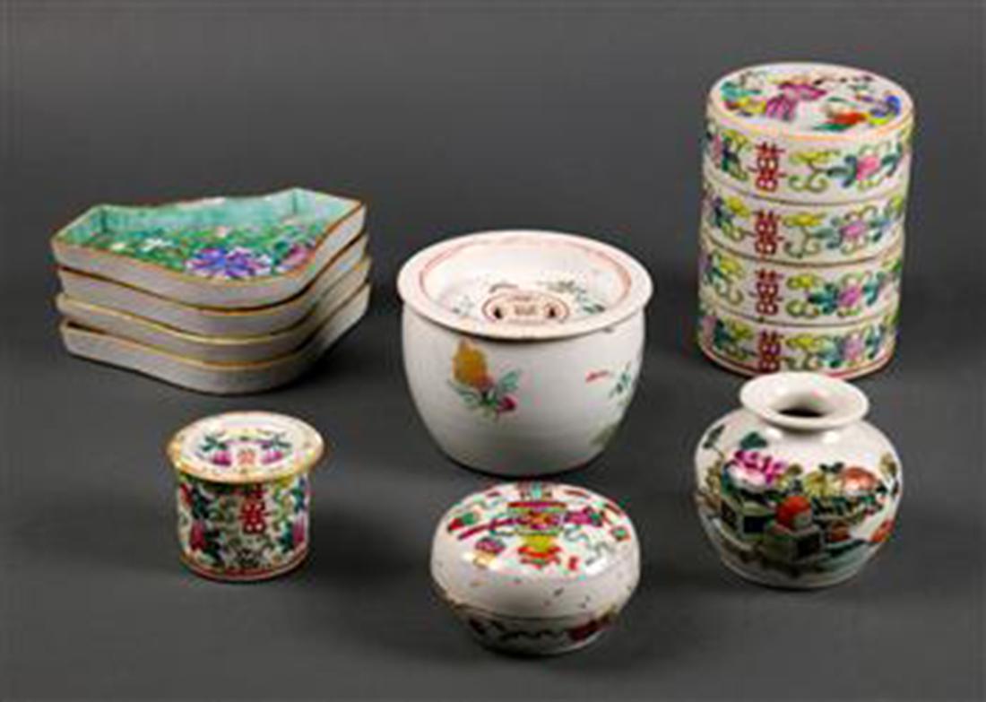 Assortment of Chinese Porcelain Items (1 of 3)