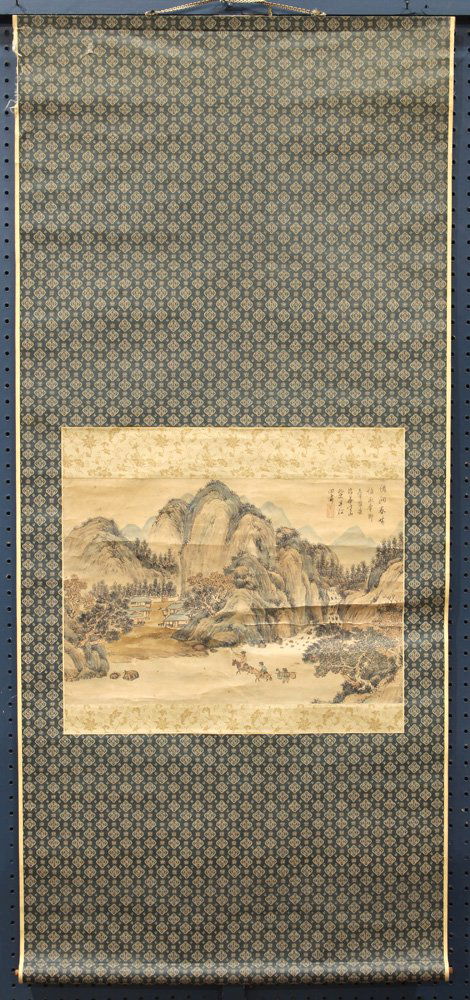 Japanese Scroll, Painting (1 of 4)