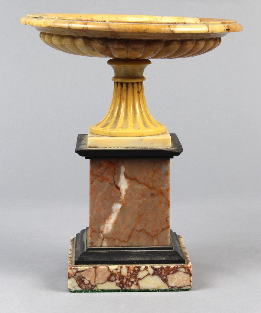Neo-Classical style granite and marble carved garniture (1 of 3)