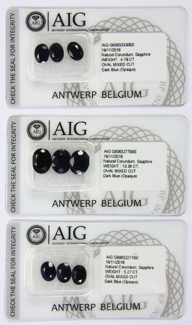 Collection of unmounted sapphires (1 of 1)