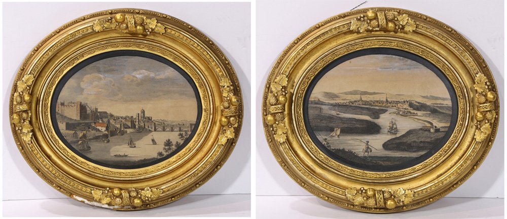 Engravings, New Land and City on the River (1 of 3)