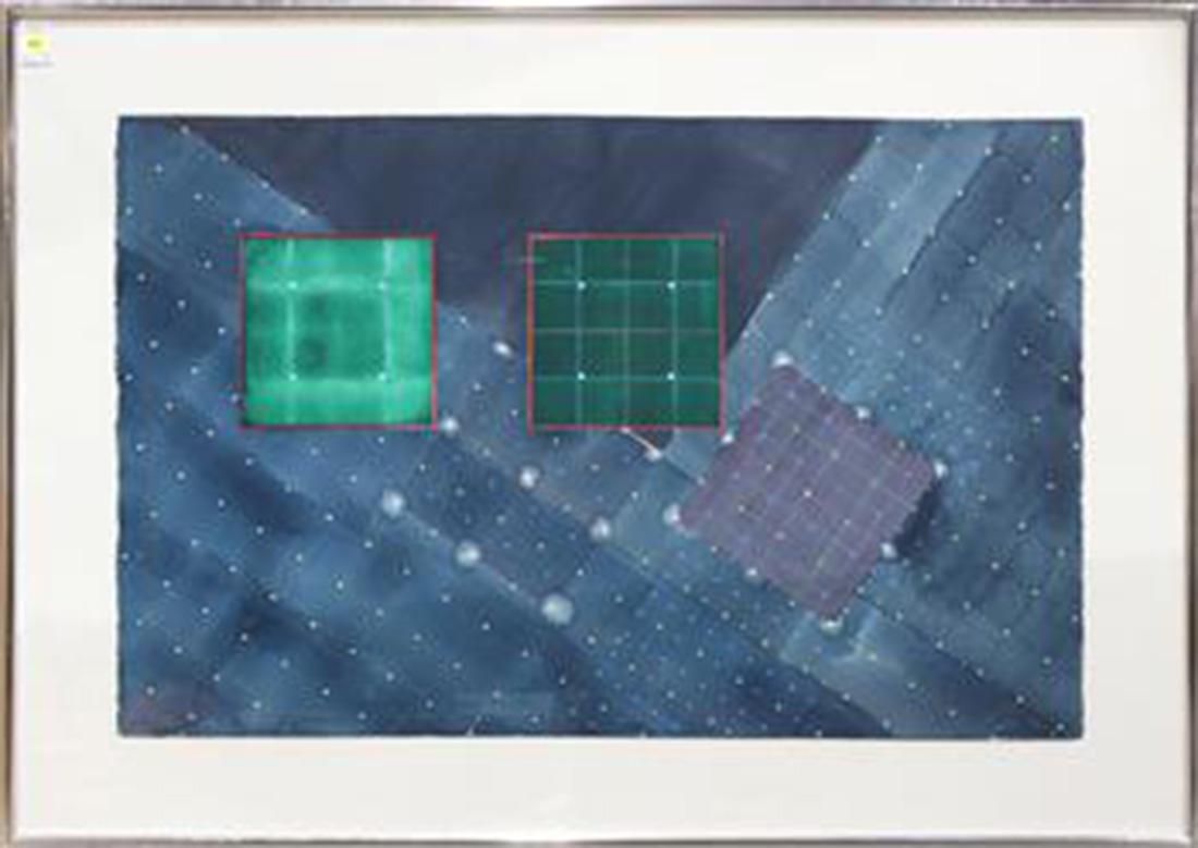 Watercolor, Sky Grid (1 of 1)