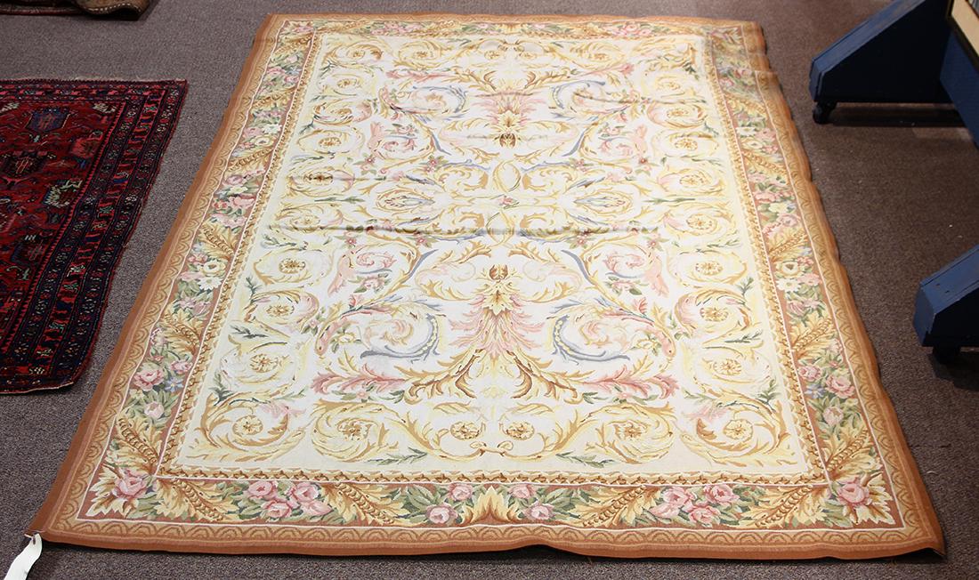 Chinese Aubusson style tapestry (1 of 4)