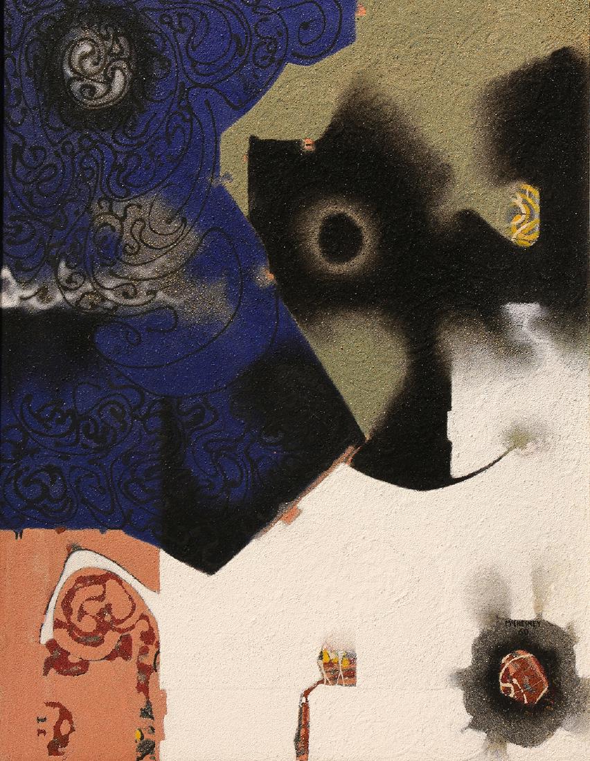 Enamel and Sand Painting, Robert McChesney (1 of 5)