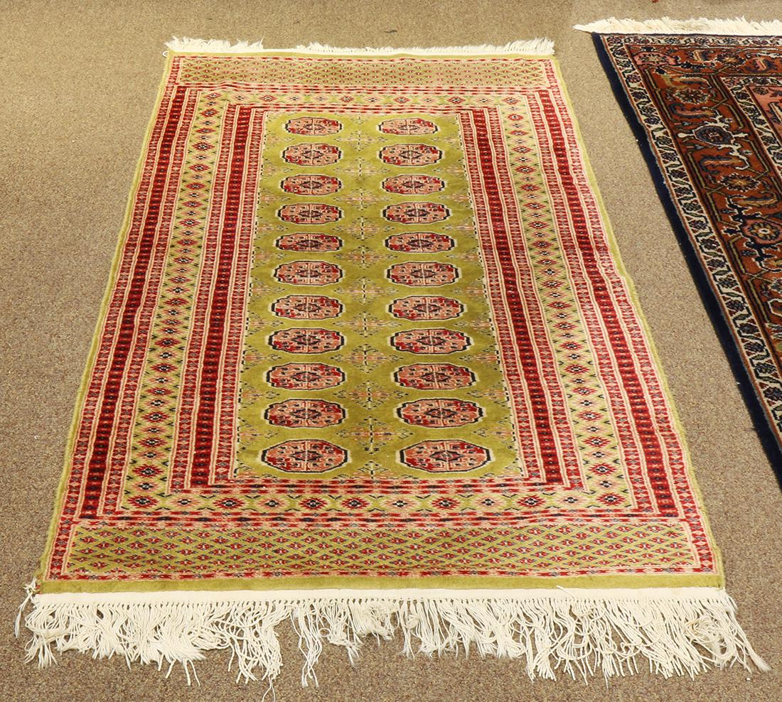 Pakistani Bokhara carpet 5' x 3' (1 of 3)