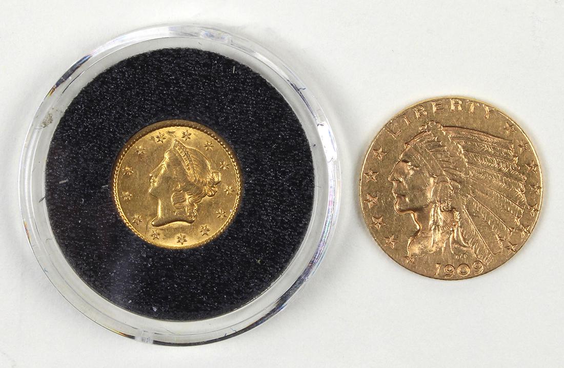 Two U.S. gold coins (1 of 2)