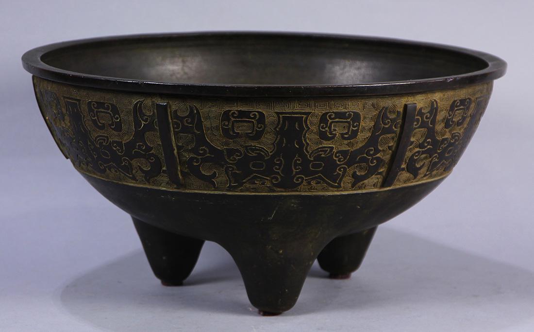 Japanese Bronze Large Temple Censer (1 of 7)