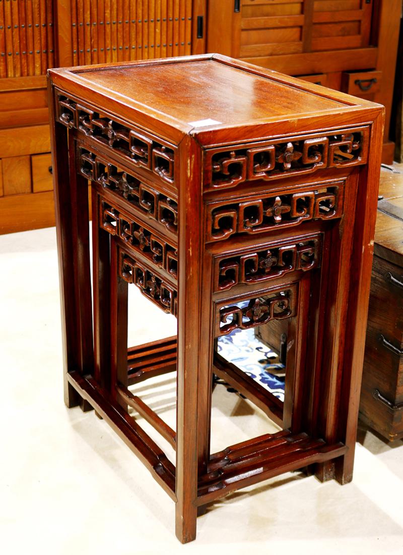 Set of Chinese Nesting Tables (1 of 2)