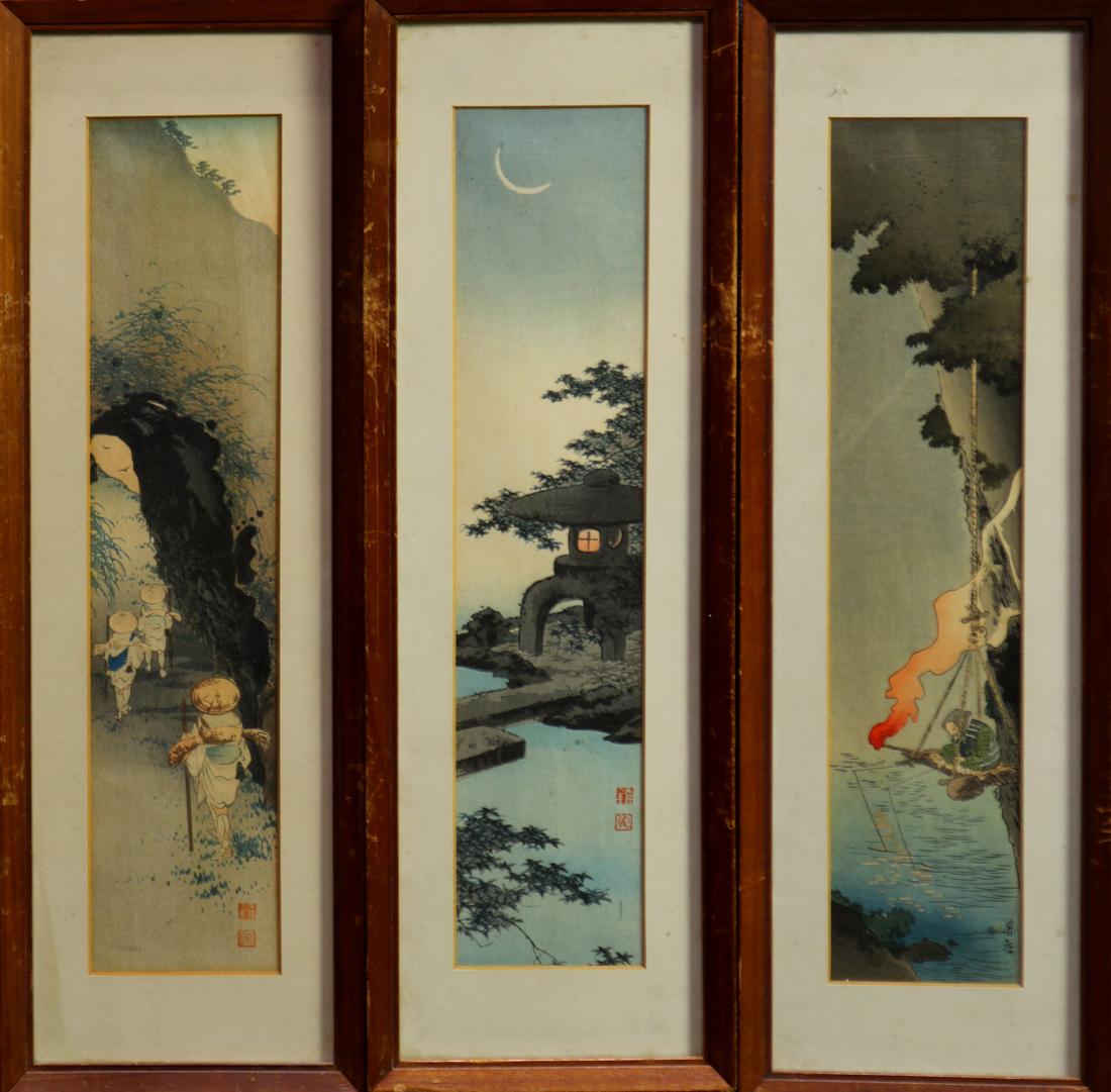 Japanese Woodblock prints, Yoshimoto Gesso (1 of 5)