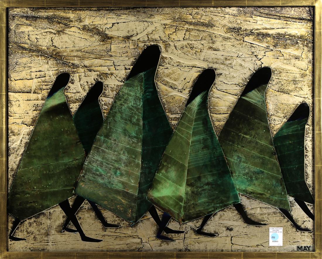 Four Walking Figures, mixed media (1 of 1)