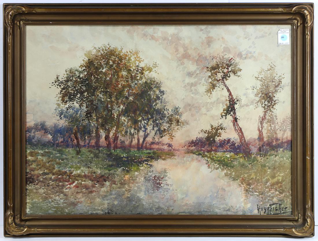 Watercolor, Hugo Anton Fisher (1 of 1)