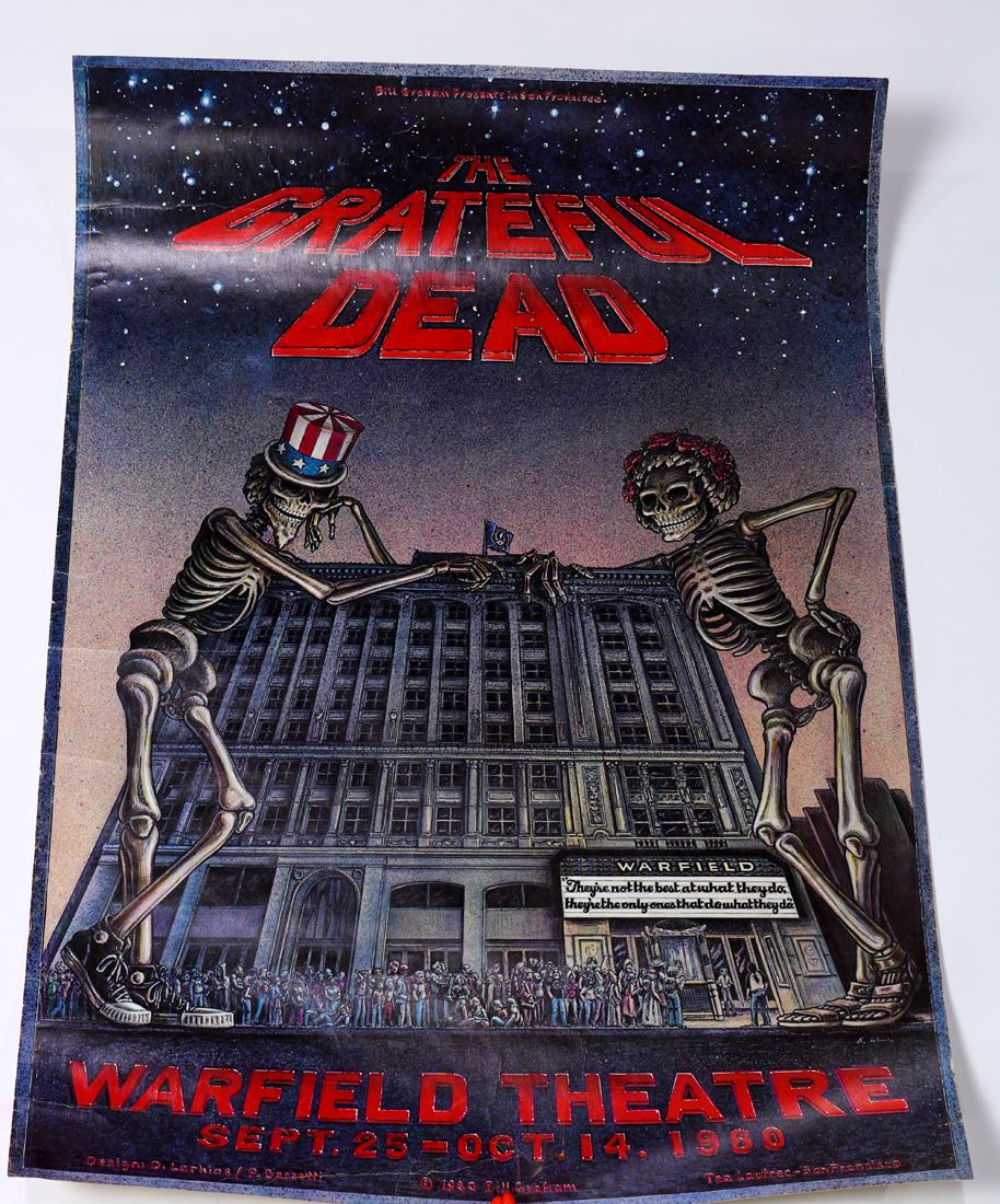 Concert Poster, Bill Graham Presents The Grateful Dead (1 of 1)