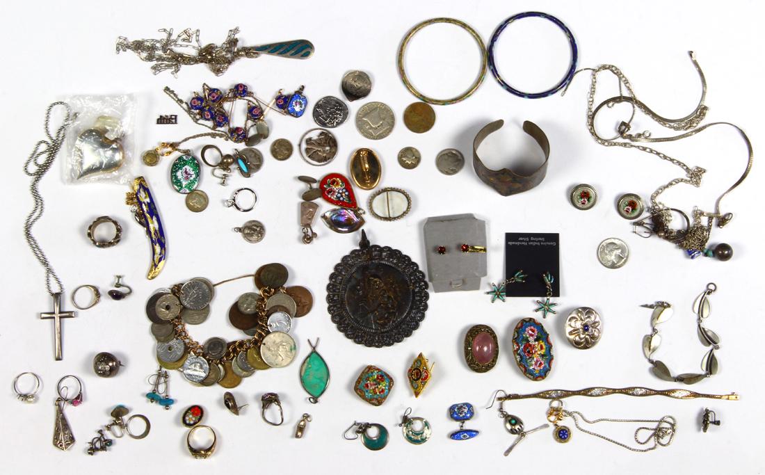 Collection of multi-stone, sterling silver, silver, (1 of 1)