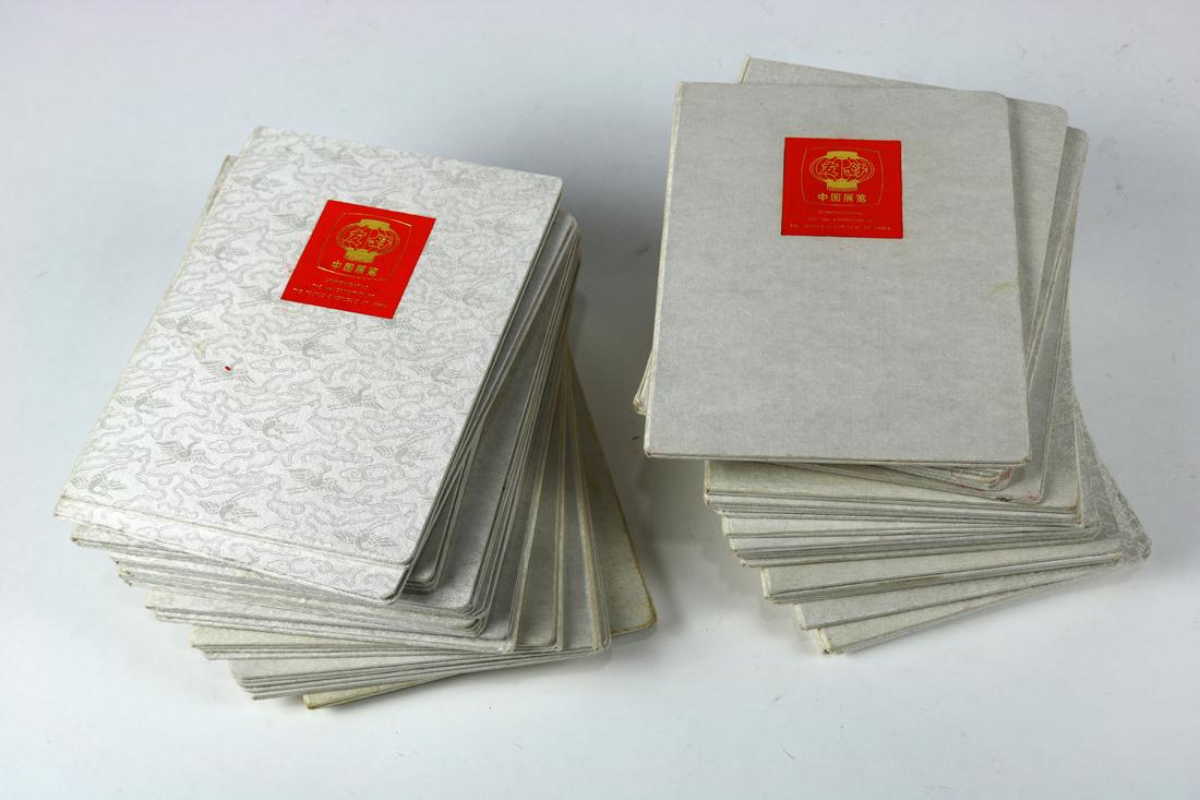 (lot of 39 books) Chinese commemorative stamp books (1 of 2)