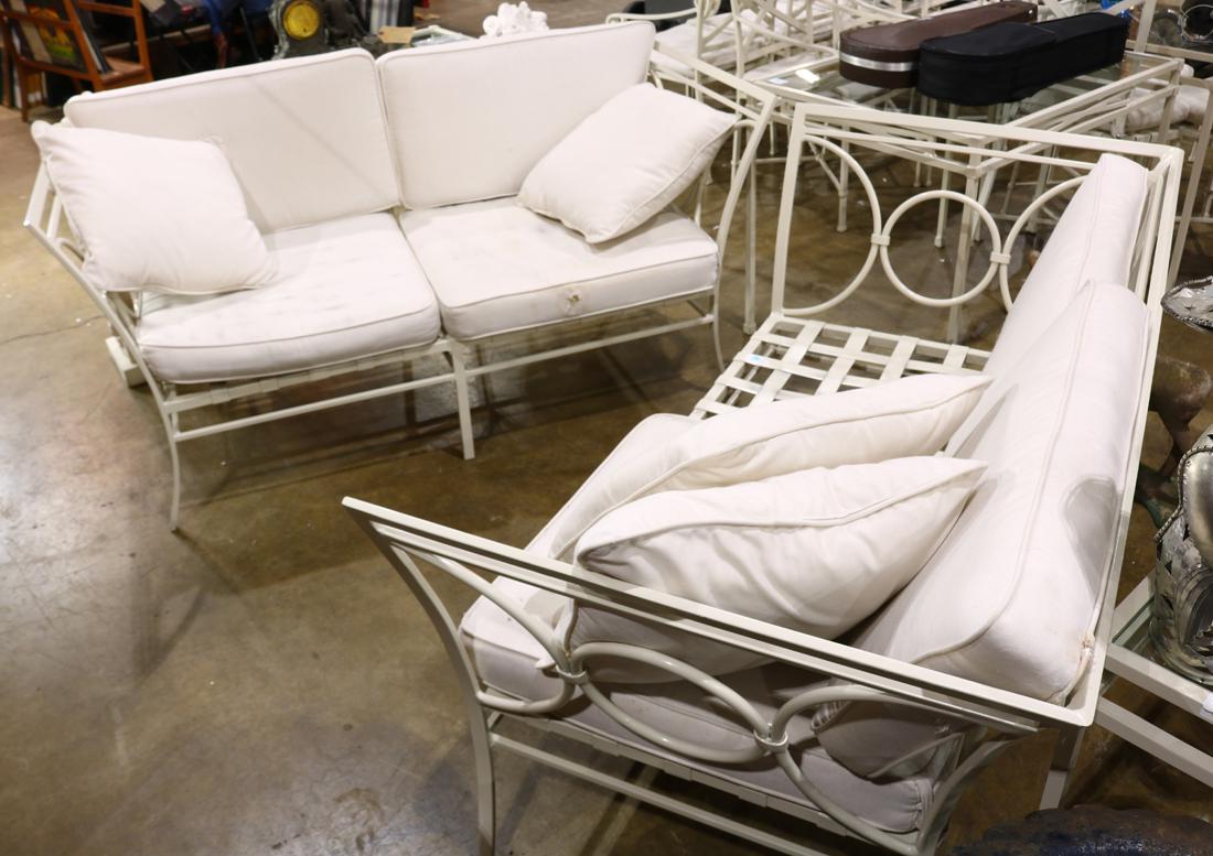 Pair of Brown Jordan sofas (1 of 1)