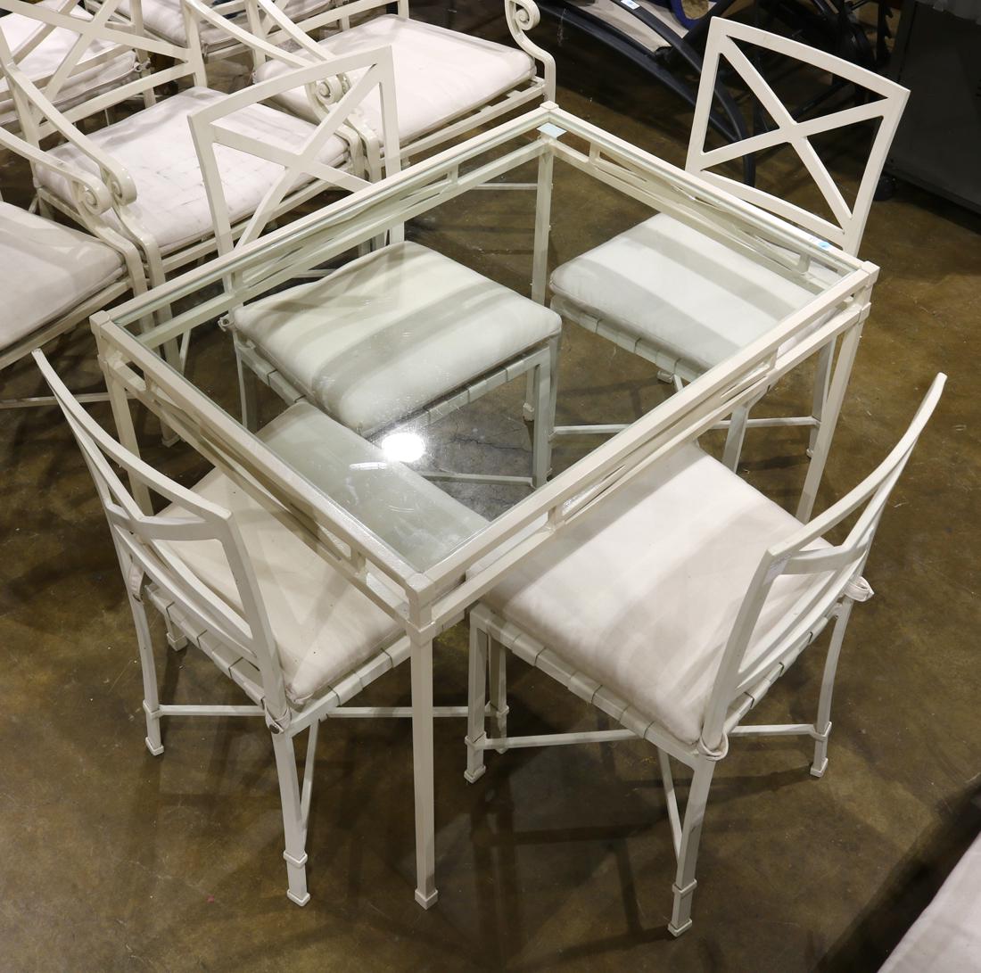 (lot of 5) Brown Jordan patio dining suite (1 of 1)