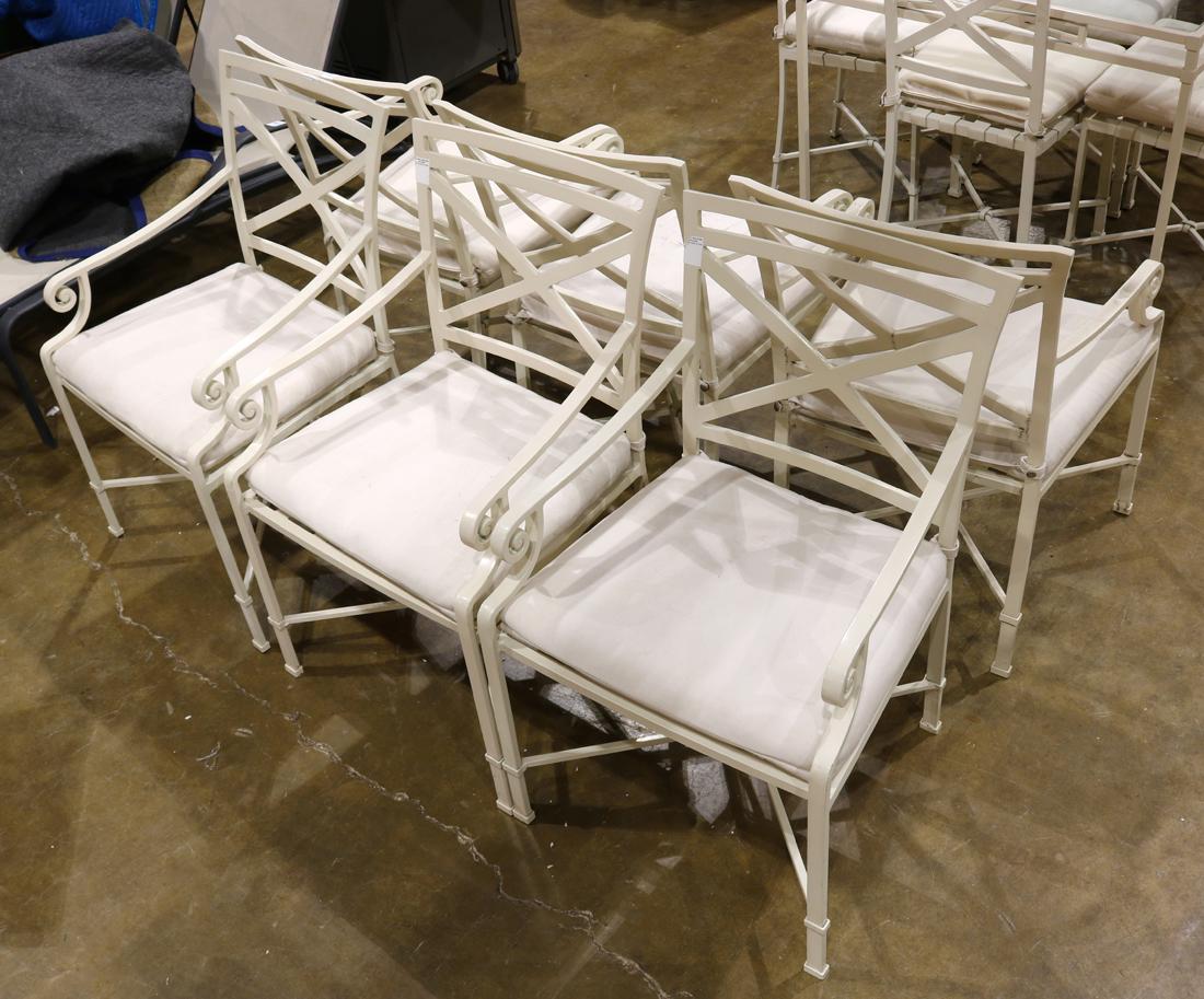 (lot of 6) Brown Jordan armchairs (1 of 1)