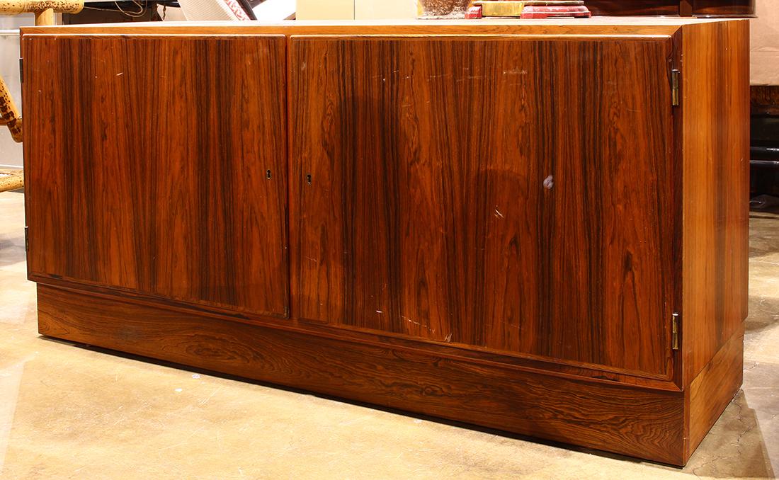 Danish Modern Poul Hundevad double door cabinet, having (1 of 2)