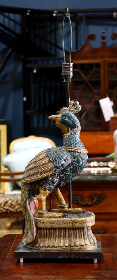 Asian style figural table lamp (1 of 1)