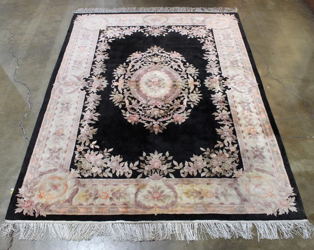 Chinese sculpted carpet, 6' x 9' (1 of 3)
