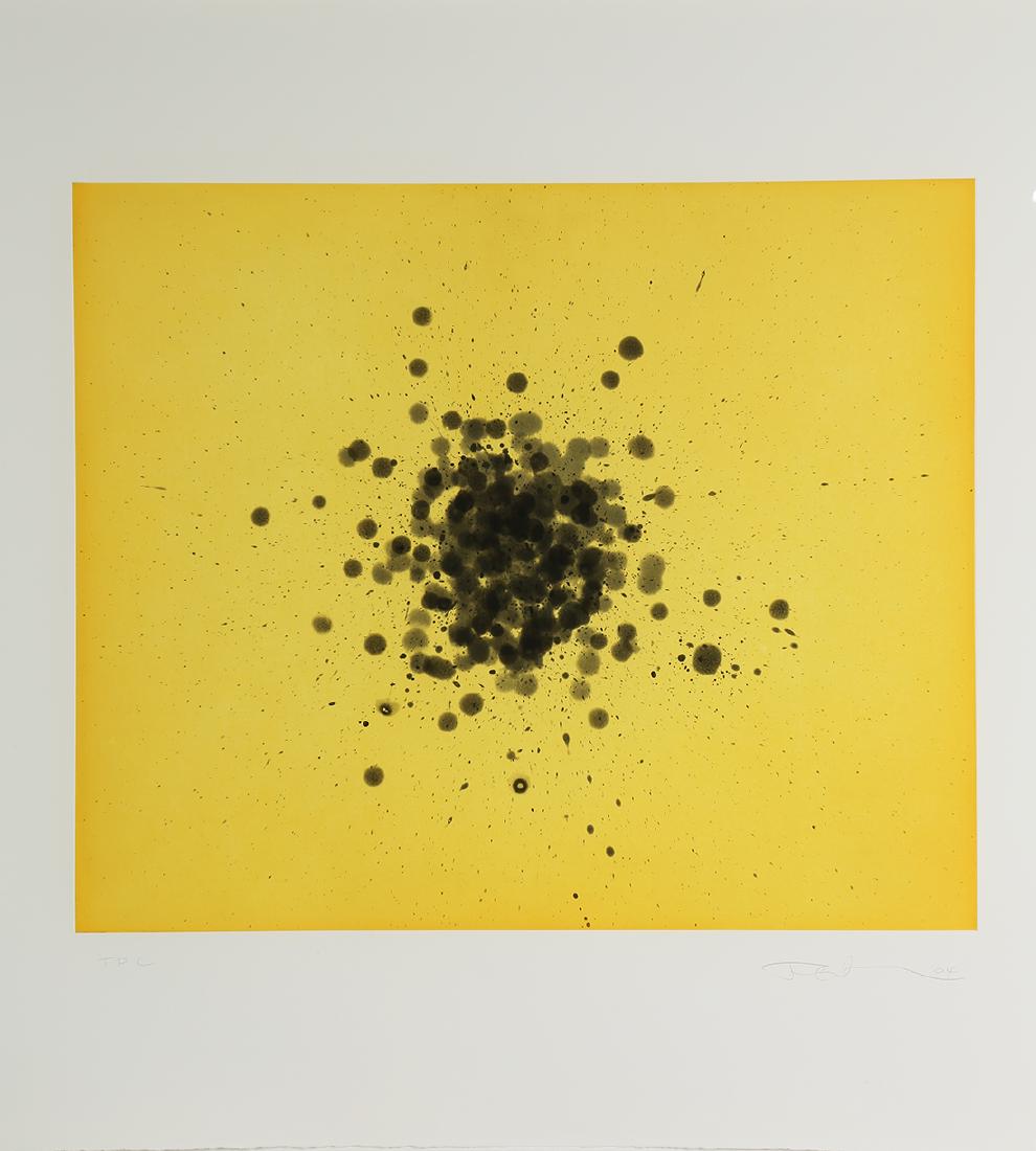 Print, Fred Wilson: Fred Wilson (American, b. 1954), "Bang," 2004, spit bite aquatint with color aquatint, pencil signed and dated lower right, edtion TPC from an edition of 200, image: 20"h x 24"w, sheet: 30.5"h x 34"w,