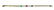 Sapphire, ruby, emerald, diamond and 14k yellow gold