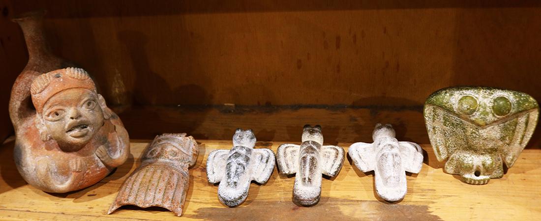Pre-Columbian style figures, including a terracotta (1 of 1)