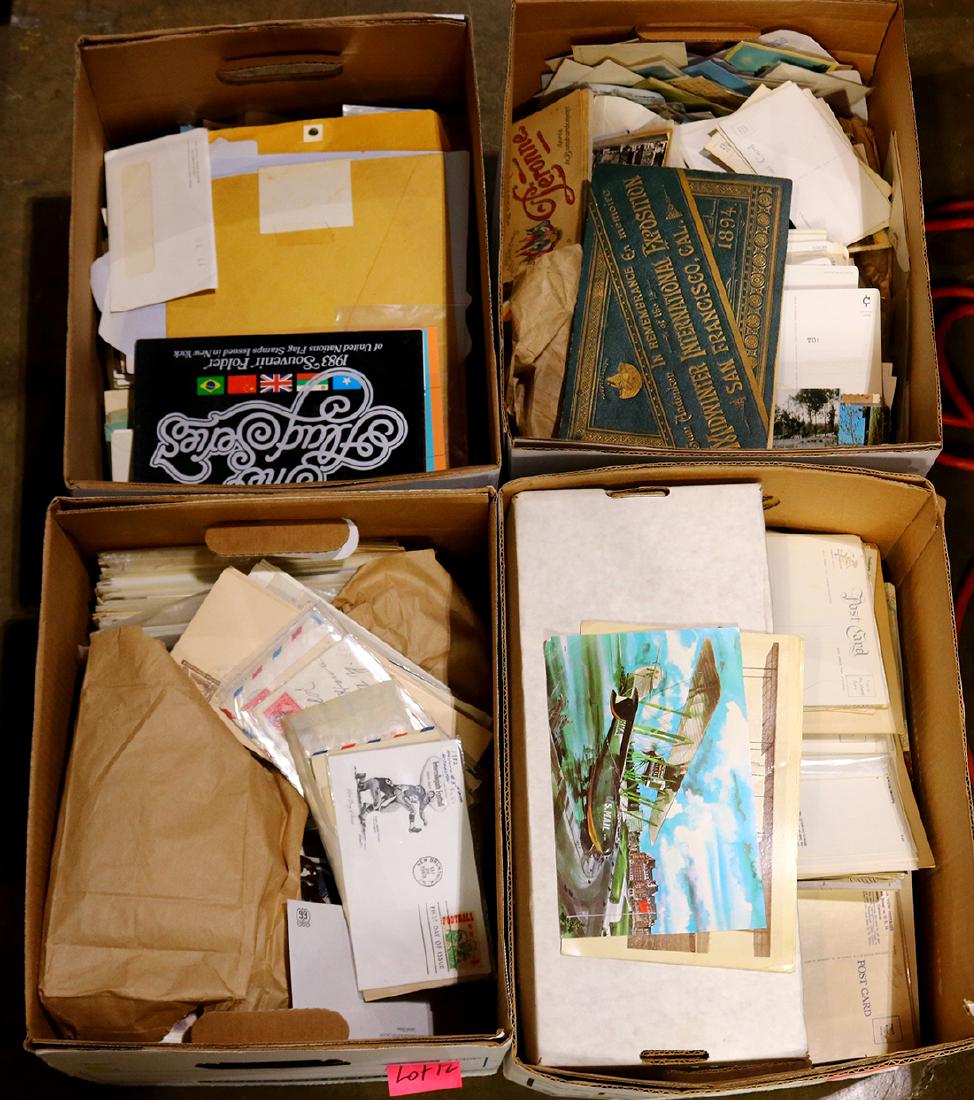 Five boxes of worldwide postcards (1 of 1)
