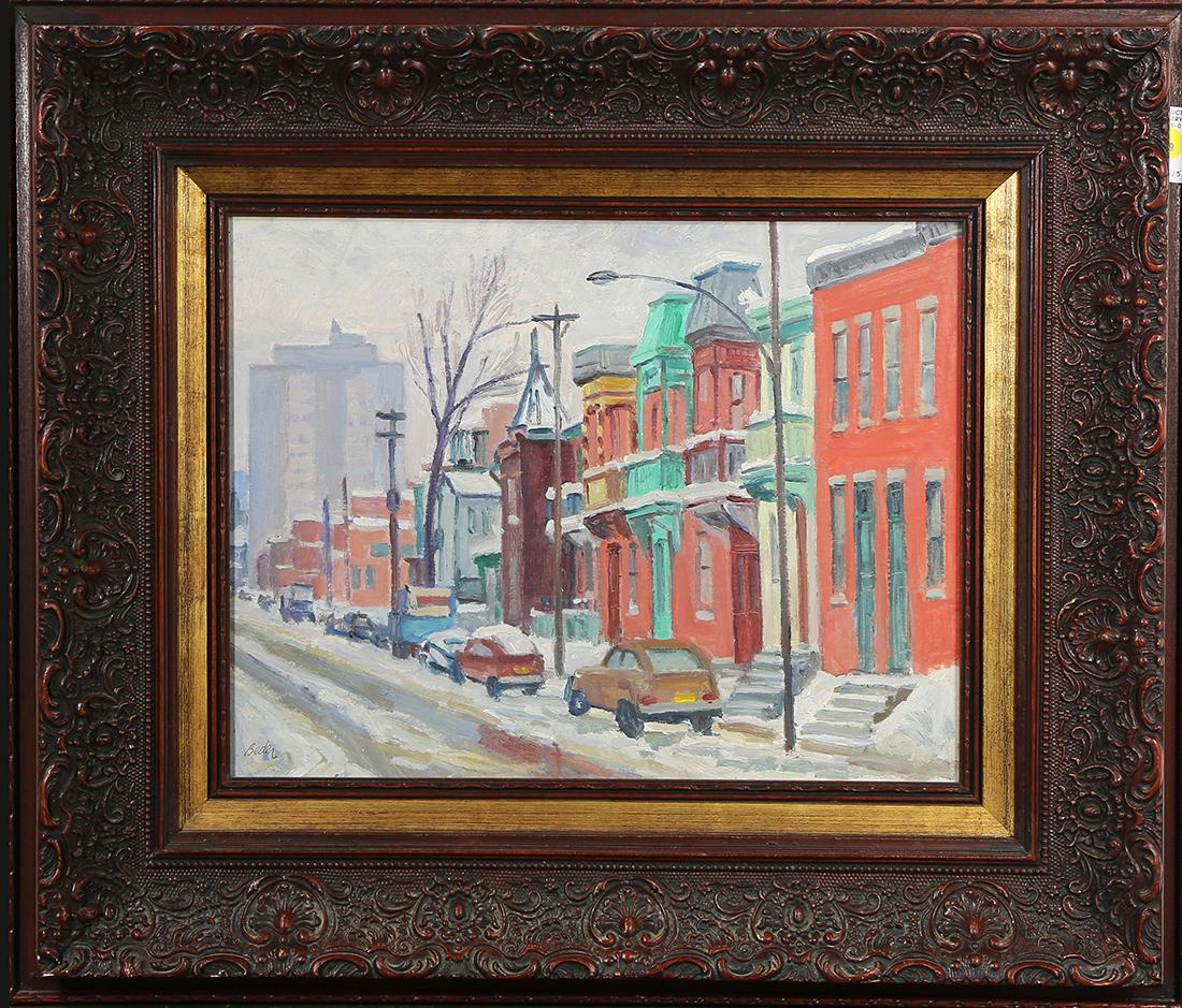 Painting, Jack Beder, Colonial Ave., Winter (1 of 1)