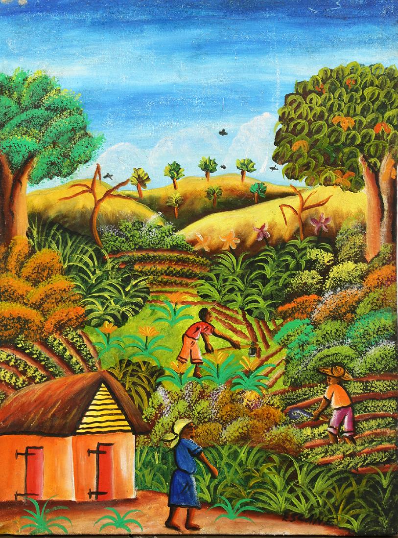 Paintings, Leon Launenceau, Haiti (1 of 3)