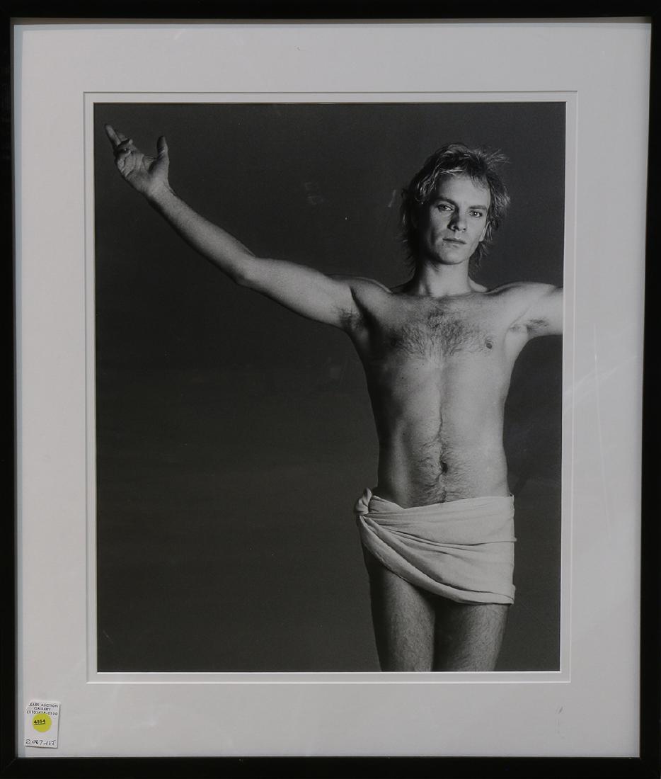 After Francesco Scavullo, Sting, photograph (1 of 1)