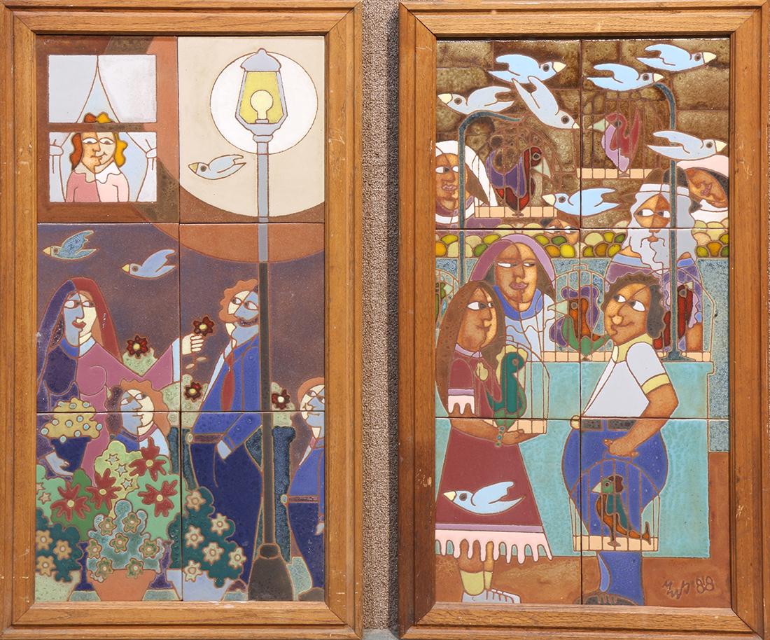 Set of tile works by Guillermo Graniso (1 of 1)