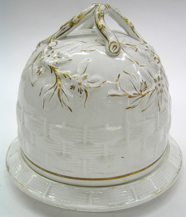 English pottery cheese dome