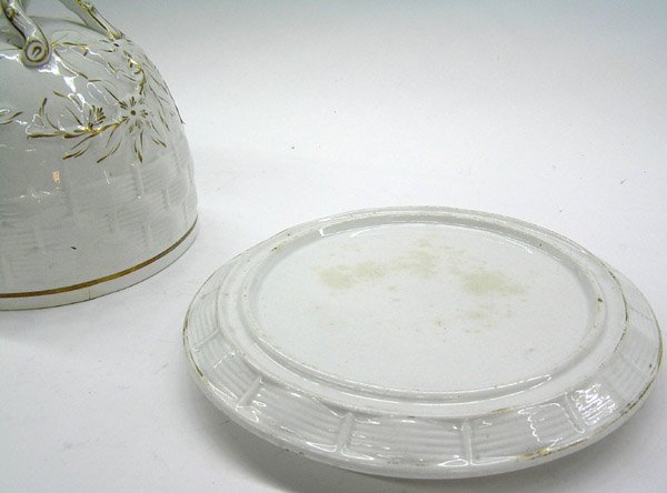 English pottery cheese dome - 2