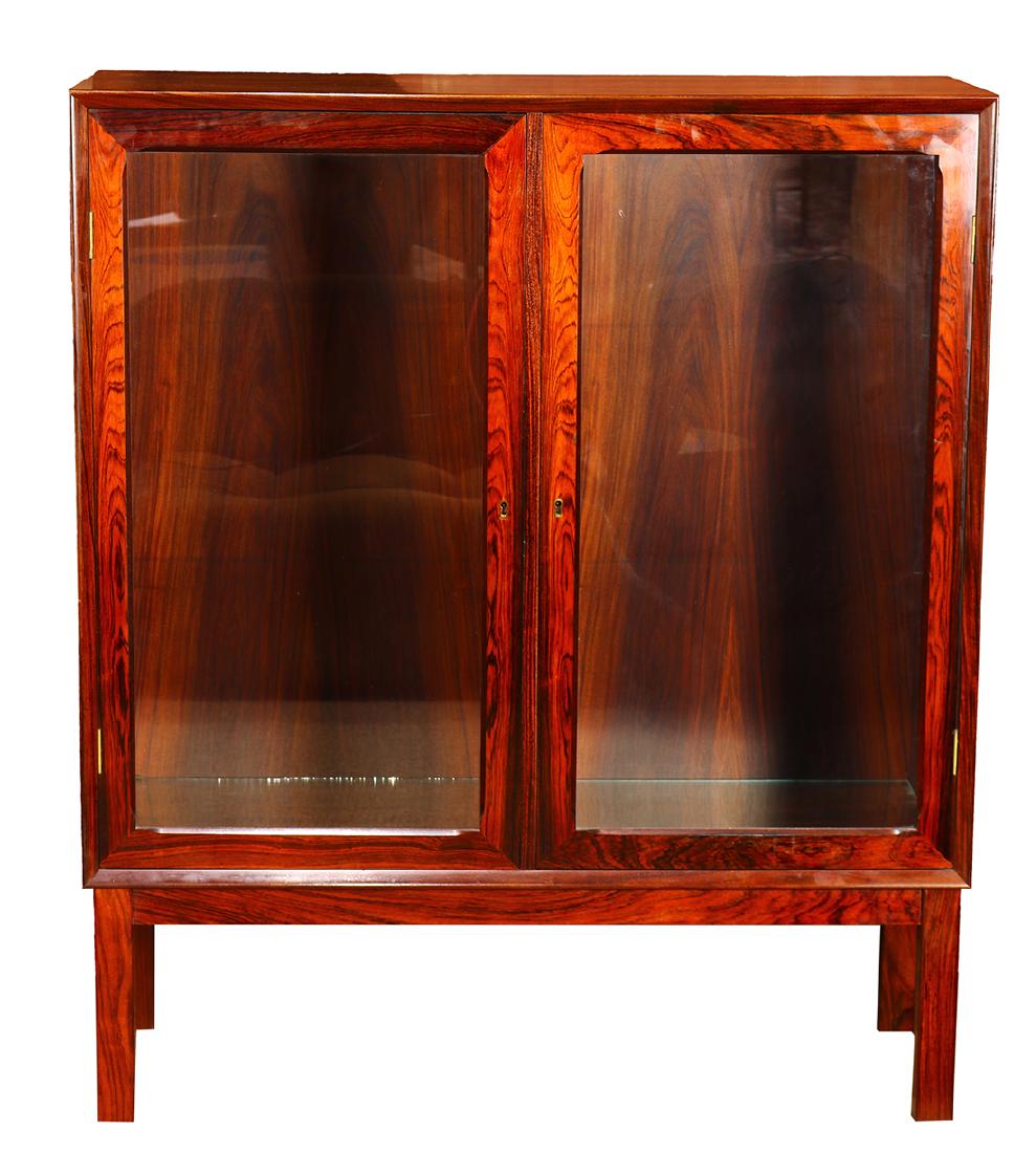 Modern rosewood display case (1 of 2)