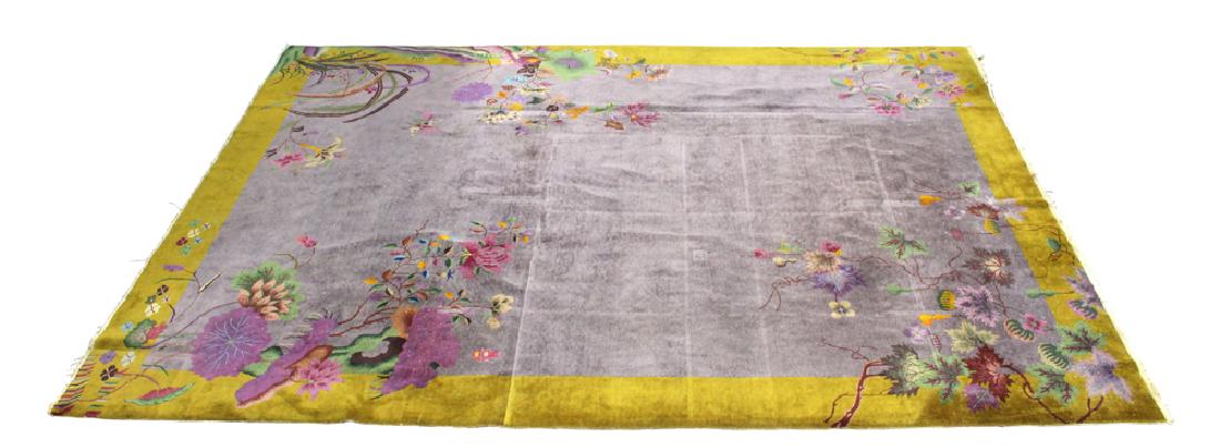 Chinese Art Deco carpet circa 1930 (1 of 4)