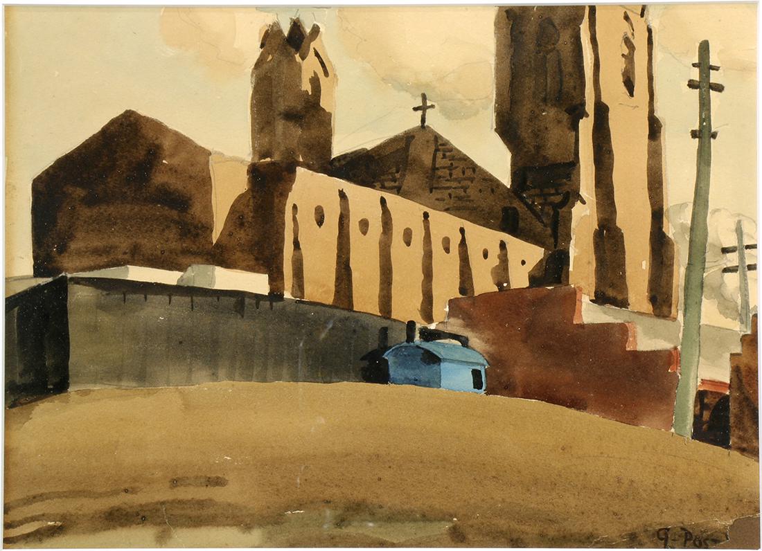 Watercolor, George Post (1 of 5)