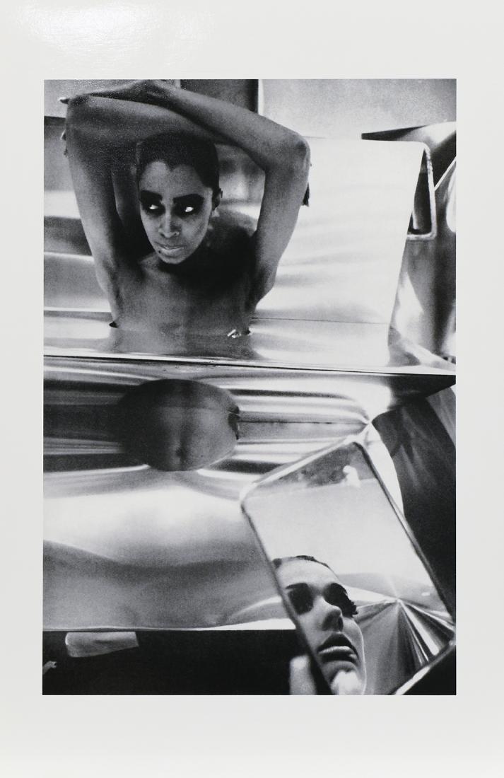 Photograph, William Klein: William Klein (American/French, b.1928), “Qui Etes-Vouz Polly Maggoo,” 1958 (later printing), gelatin silver print, pencil signed and titled verso, image: 13.75"h x 9.25"w, sheet (unframed): 18"h