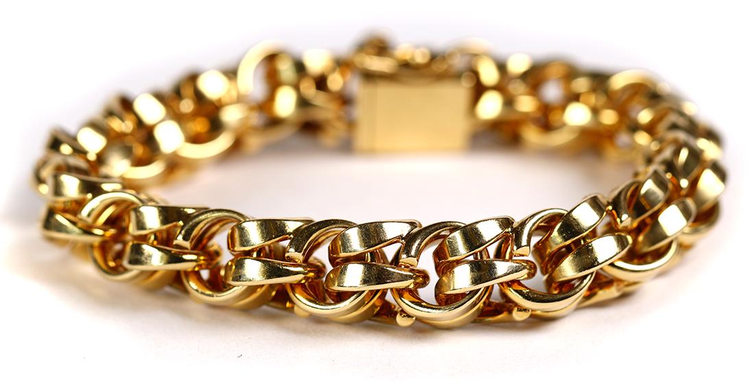Tiffany & Co. 14k yellow gold link bracelet (1 of 2)