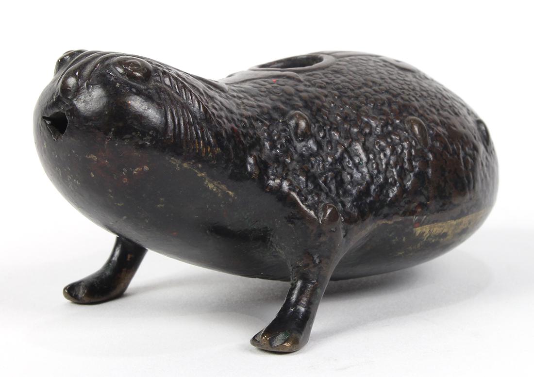 Chinese Toad Form Bronze Water Dropper (1 of 5)