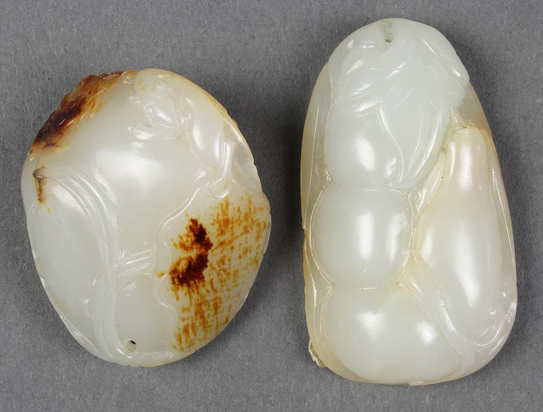 Chinese Jade Toggles: Pea Pod (1 of 4)