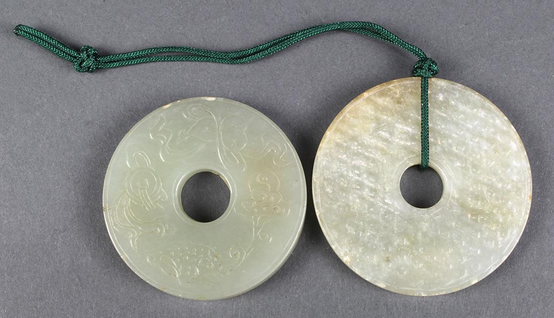 Two Chinese Jade Bi-discs (1 of 2)