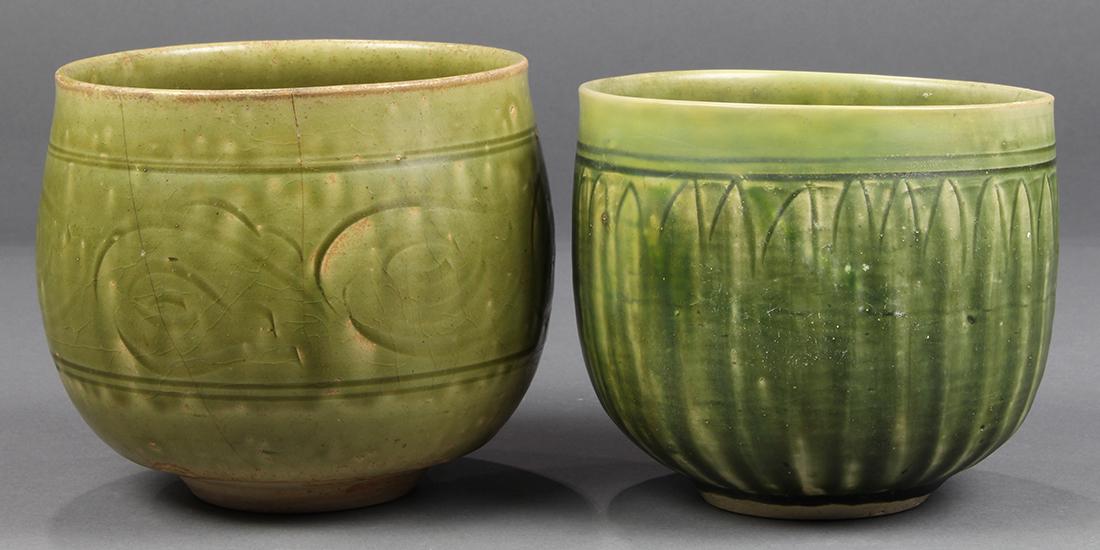 Vietnamese glazed tureens, Tran dynasty , each of a (1 of 9)