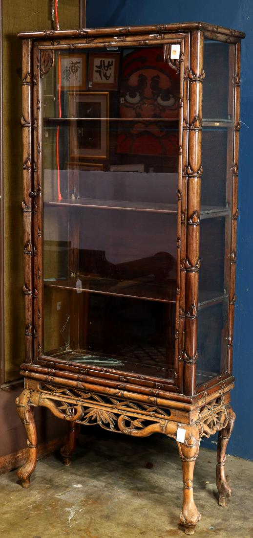 Chinese Two-Section Display Cabinet (1 of 1)